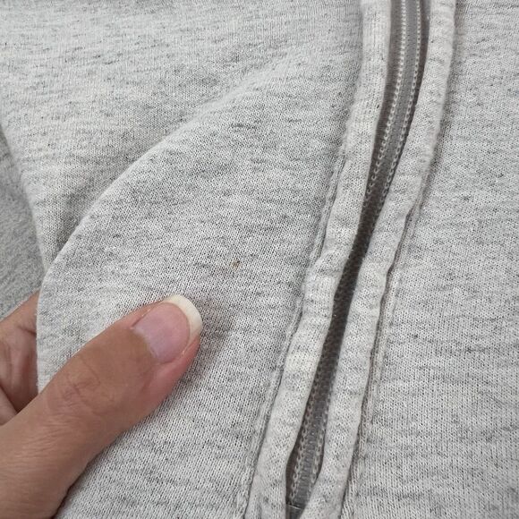 Champion 1/4 Zip Sweatshirt Mens Medium Pullover Heathered Gray Athleticwear - Picture 8 of 13